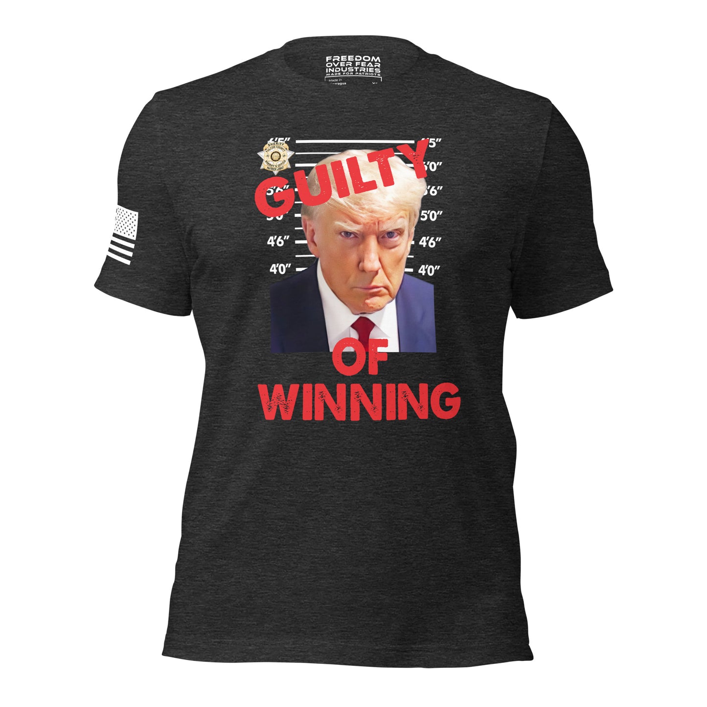 Trump Guilty Of Winning Men's T-Shirt Freedom Over Fear Industries