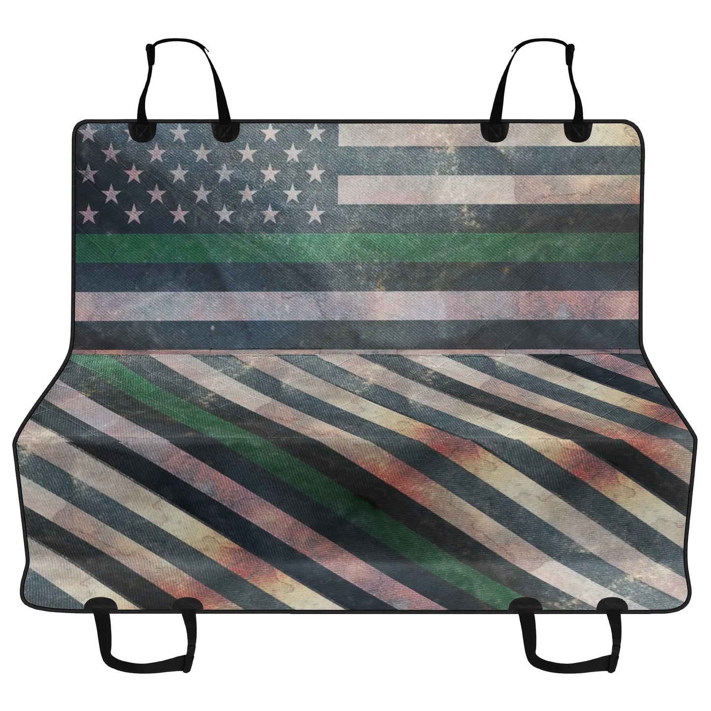 Distressed Thin Green Line