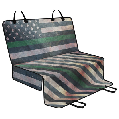 Distressed Thin Green Line