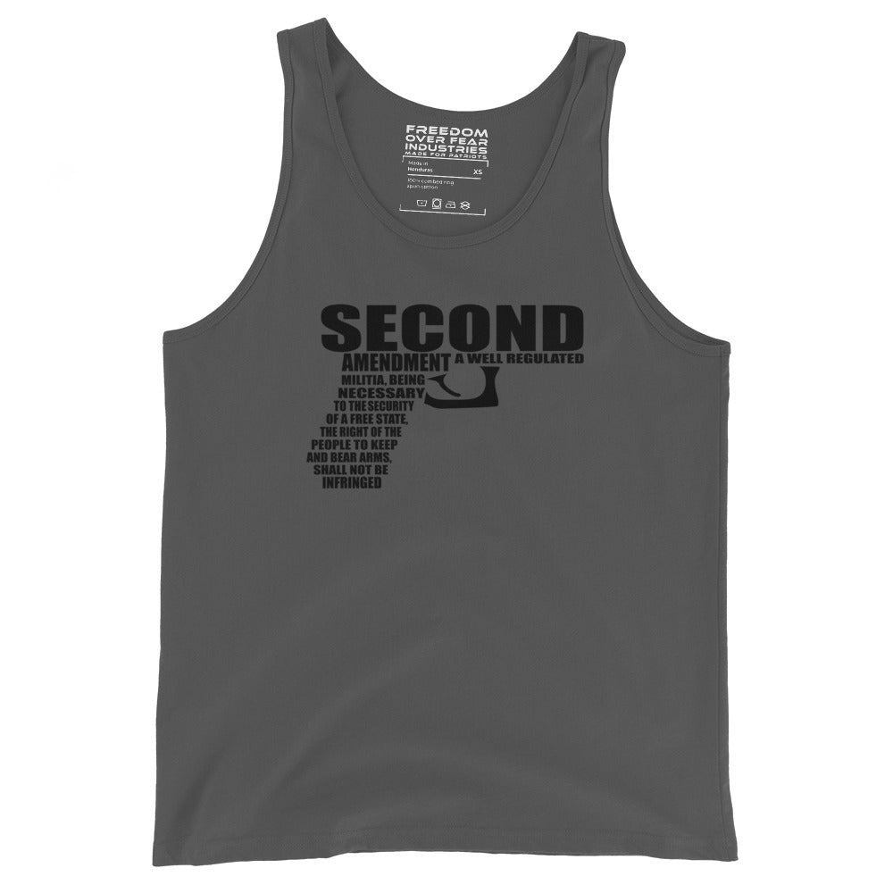 2nd Amendment Pistol 2A USA American Gun Owner Rights Freedom Over Fear Industries