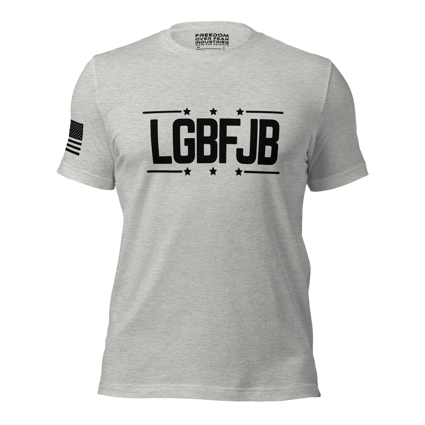 Let's Go Brandon LGBFJB Ed. Funny Political Conservative Republican Constitutional Rights USA FJB Mens Soft Style 100 Cotton Shirt Freedom Over Fear Industries