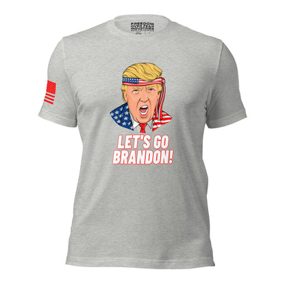 Let's Go Brandon! Trump Ed. Patriotic USA Mandate Freedom Conservative 2A 2nd Second Amendment Gun Rights Rifle FJB Range Day Men's Shirt Freedom Over Fear Industries