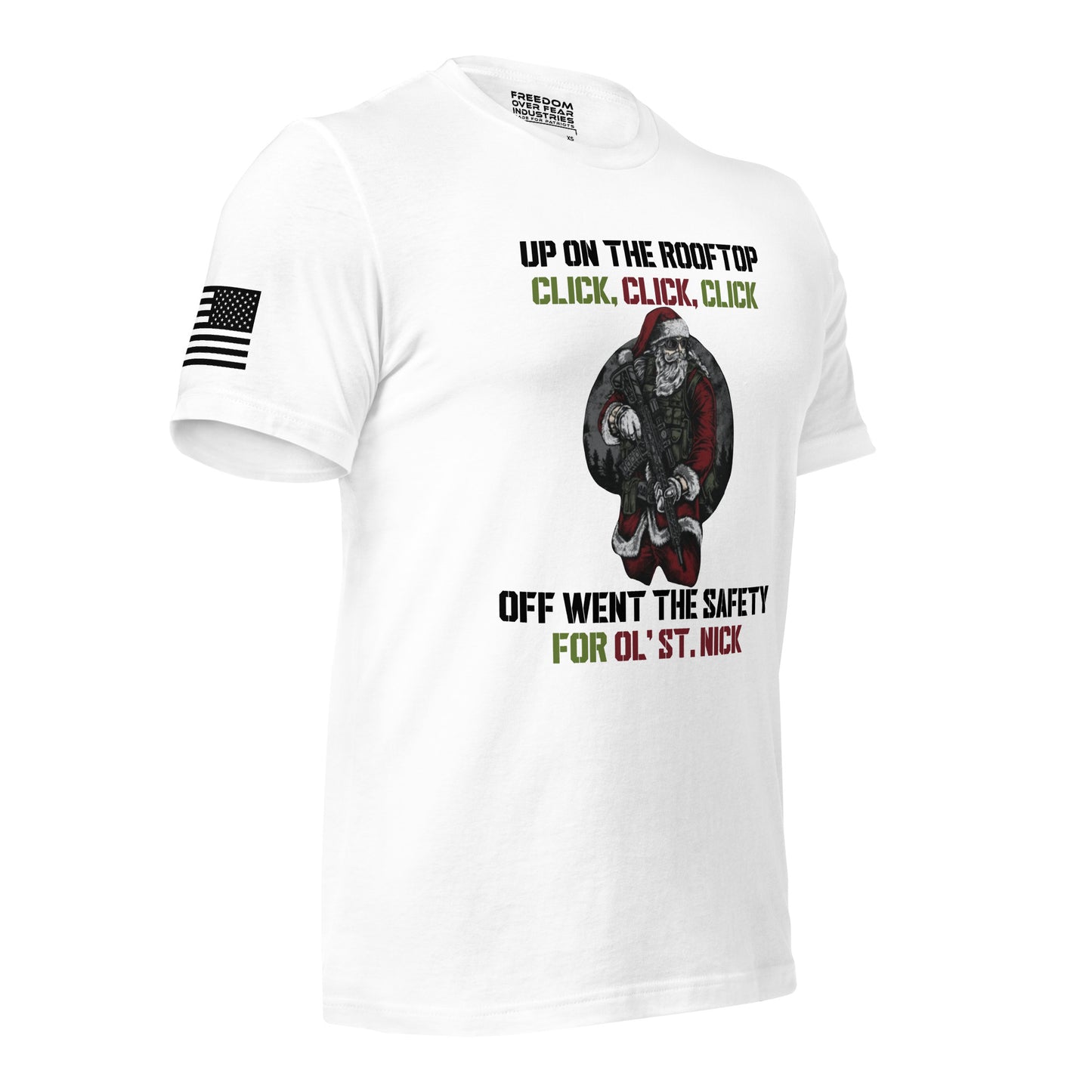 Up On The Rooftop V2 Men's T-Shirt Freedom Over Fear Industries