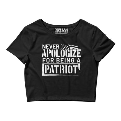 Never Apologize Freedom Over Fear Industries